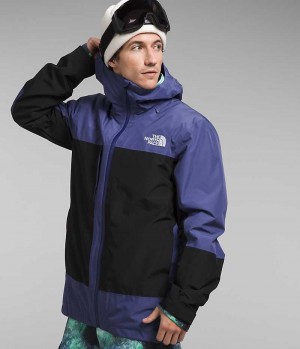 The North Face ThermoBall™ Eco Snow Triclimate® Hettejakke Herre Blå Svarte | OSLO BRQIAL