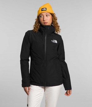 The North Face ThermoBall™ Eco Snow Triclimate® Isolerte Jakker Dame Svarte | OSLO AXRKGB