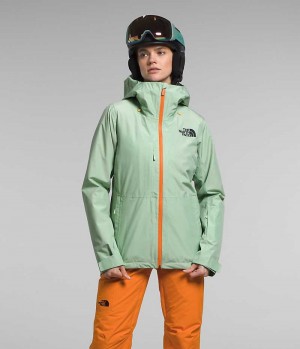 The North Face ThermoBall™ Eco Snow Triclimate® Isolerte Jakker Dame Mint | OSLO ZWIJLV