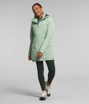 The North Face ThermoBall™ Eco Triclimate® Parka Dame Mint | NORGE FMWQTP