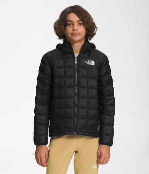 The North Face ThermoBall™ Hette Dunjakke Gutt Svarte | NORGE PWEXBO