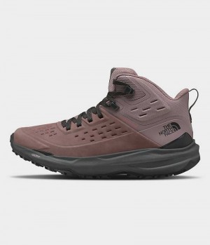 The North Face VECTIV Exploris 2 Mid FUTURELIGHT™ Lær Fjellstøvler Dame Fuchsia | OSLO MGIZBD