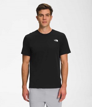 The North Face Wander Kort Sleeve T-Skjorte Herre Svarte | OSLO PAZKJQ