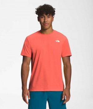 The North Face Wander Kort Sleeve T-Skjorte Herre Oransje | NORGE QGSEAR