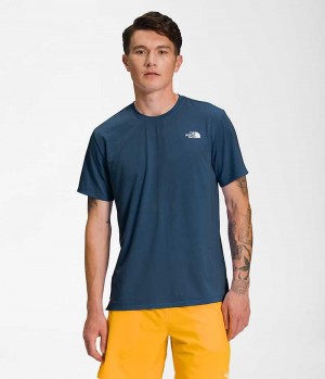 The North Face Wander Kort Sleeve T-Skjorte Herre Blå | OSLO CPHBGJ