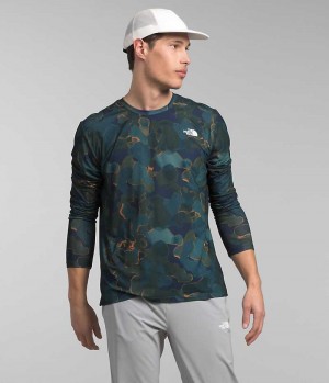 The North Face Wander Long Sleeve T-Skjorte Herre Multicolor | NORGE BMXVRP