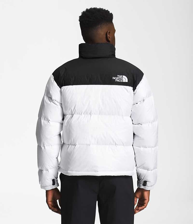 The North Face 1996 Retro Nuptse Dunjakke Herre Hvite Svarte | OSLO HAKNXB