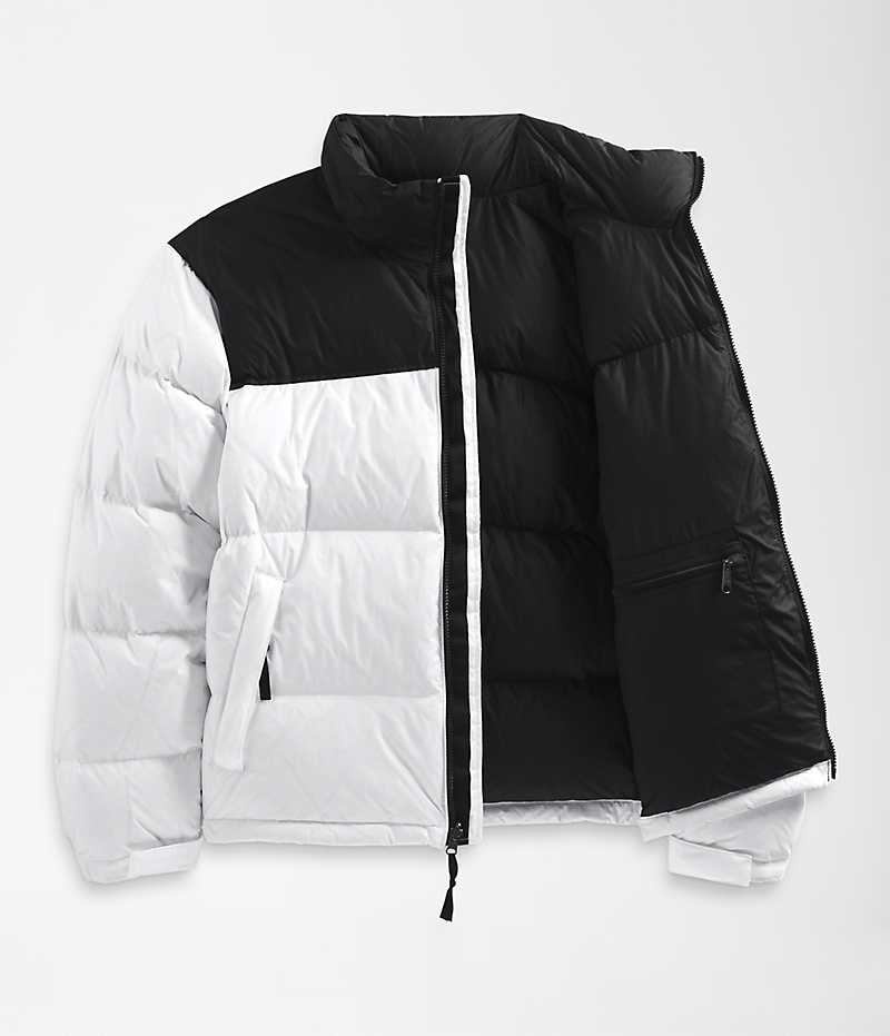 The North Face 1996 Retro Nuptse Dunjakke Herre Hvite Svarte | OSLO HAKNXB