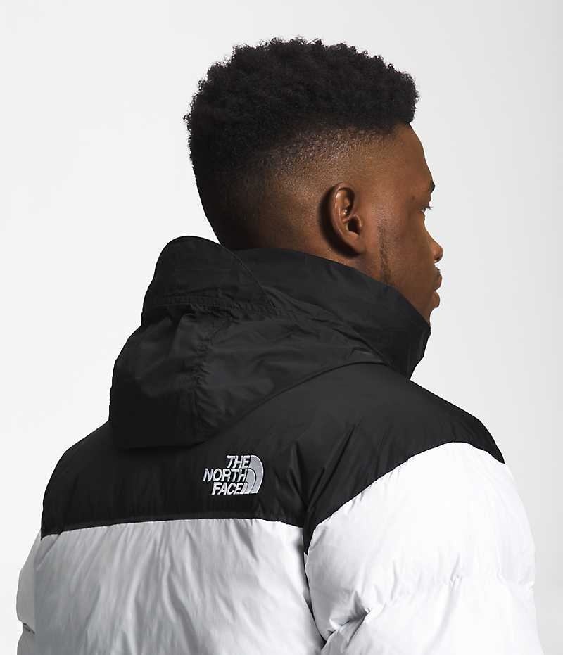 The North Face 1996 Retro Nuptse Dunjakke Herre Hvite Svarte | OSLO HAKNXB