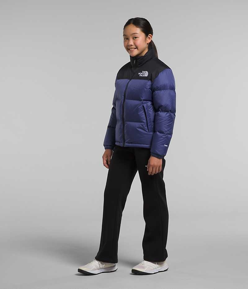 The North Face 1996 Retro Nuptse Dunjakke Jente Blå | NORGE EGXRJF