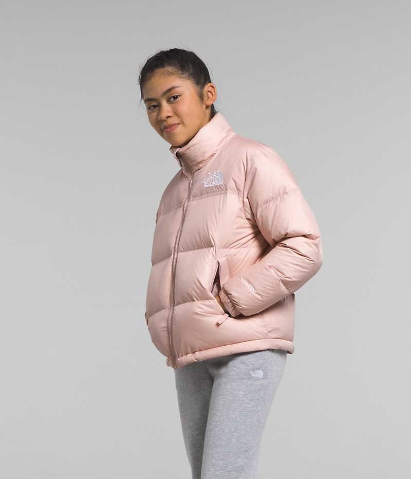 The North Face 1996 Retro Nuptse Dunjakke Jente Rosa | NORGE SFPAXU