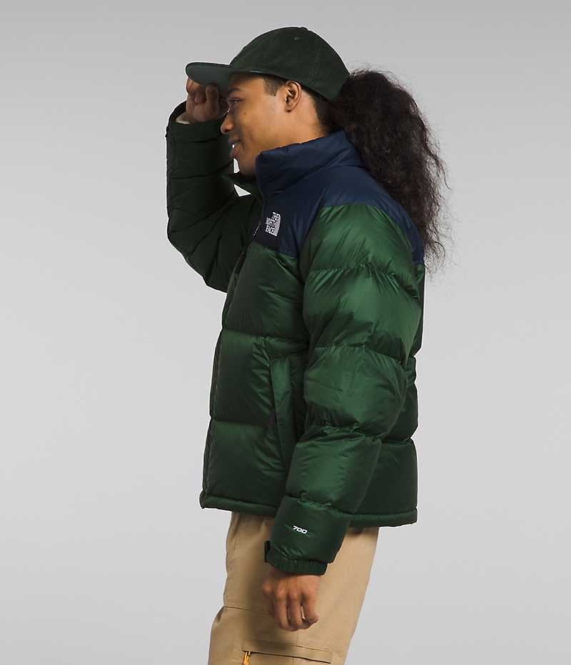 The North Face 1996 Retro Nuptse Dunjakke Herre Grønn Marineblå | NORGE MIYPEX