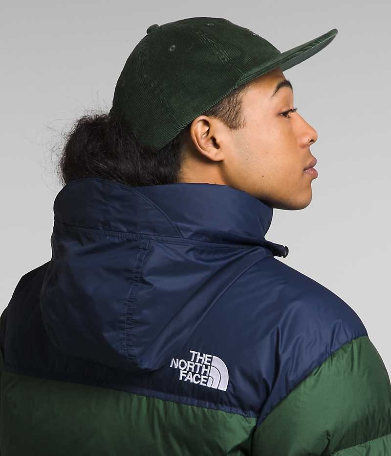 The North Face 1996 Retro Nuptse Dunjakke Herre Grønn Marineblå | NORGE MIYPEX