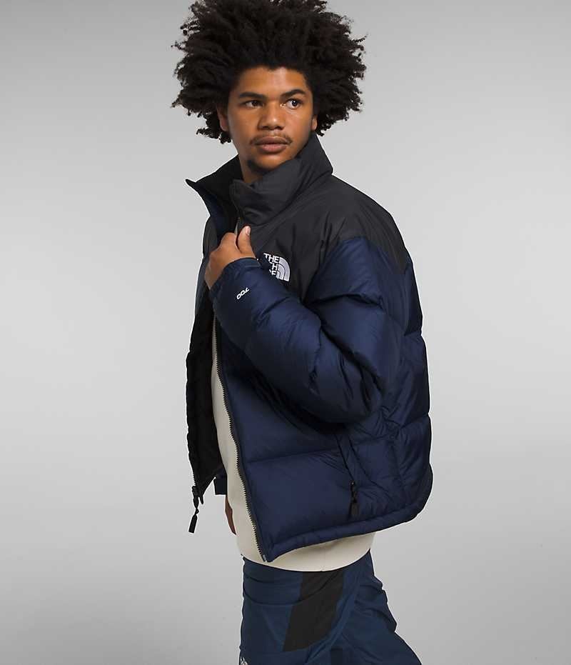 The North Face 1996 Retro Nuptse Dunjakke Herre Marineblå Svarte | OSLO WEZGRA