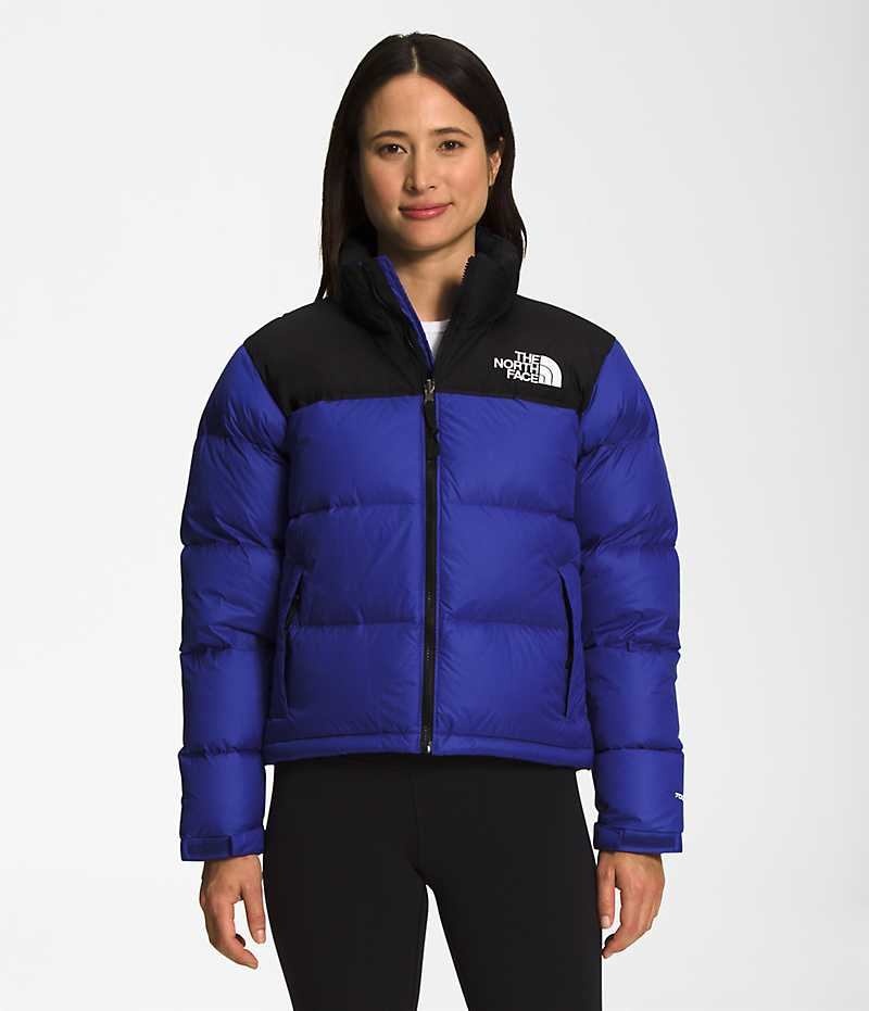 The North Face 1996 Retro Nuptse Dunjakke Dame Blå | NORGE JKNZTB