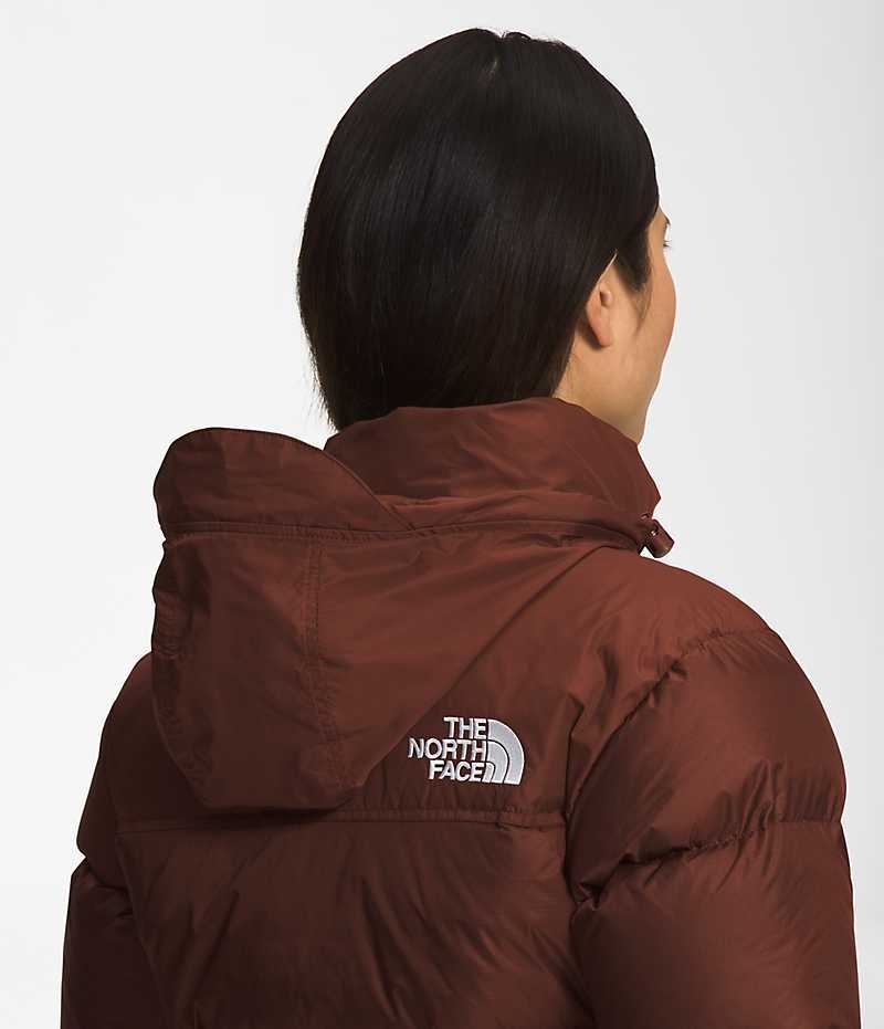 The North Face 1996 Retro Nuptse Dunjakke Dame Burgunder | NORGE ZORMEL