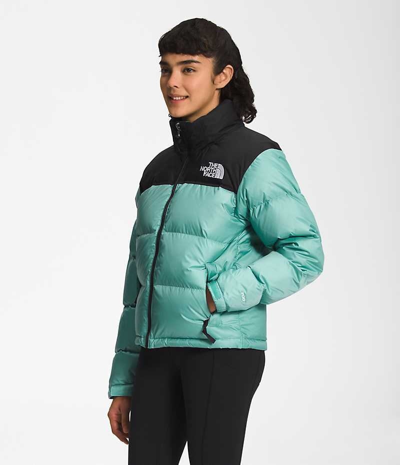 The North Face 1996 Retro Nuptse Dunjakke Dame Turkis | OSLO ARSTVU