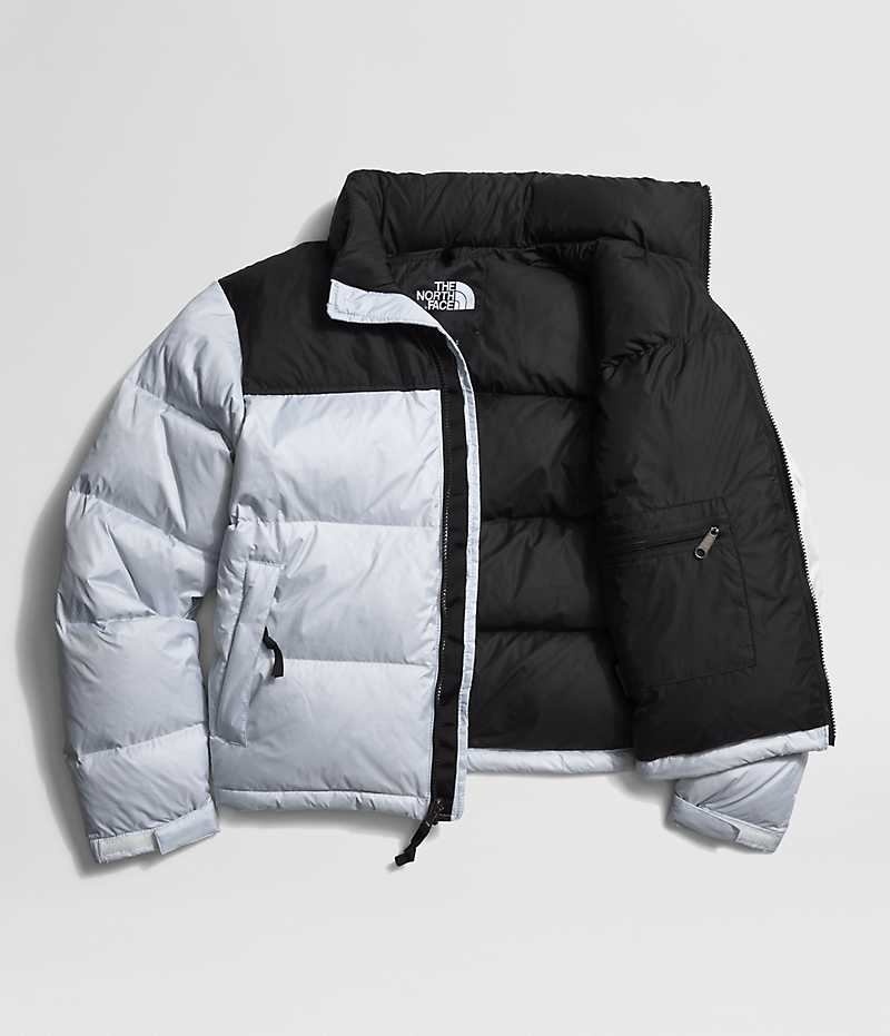 The North Face 1996 Retro Nuptse Dunjakke Dame Svarte Hvite | OSLO DANWJG