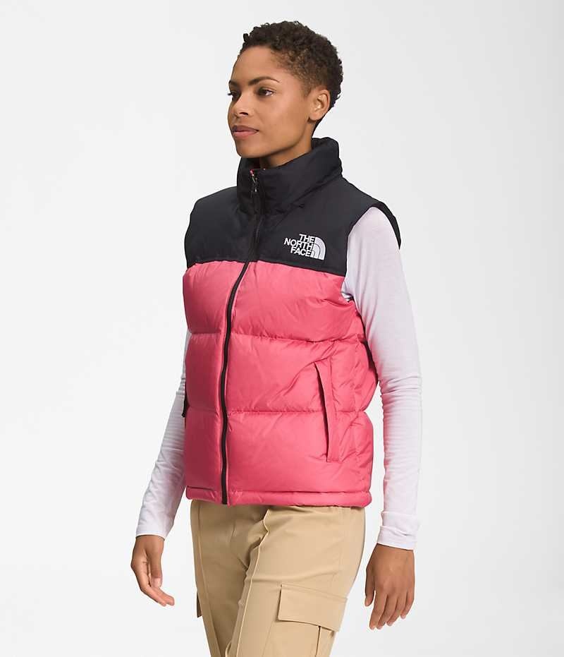 The North Face 1996 Retro Nuptse Dunvest Dame Rosa | NORGE IZWQCB