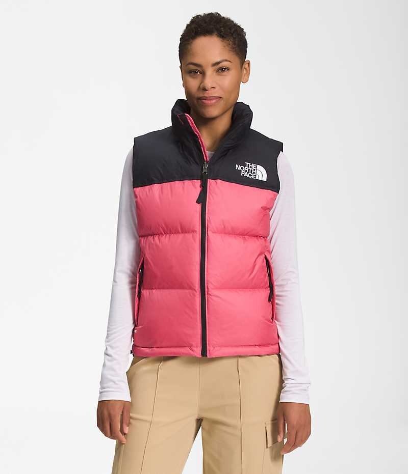 The North Face 1996 Retro Nuptse Dunvest Dame Rosa | NORGE IZWQCB