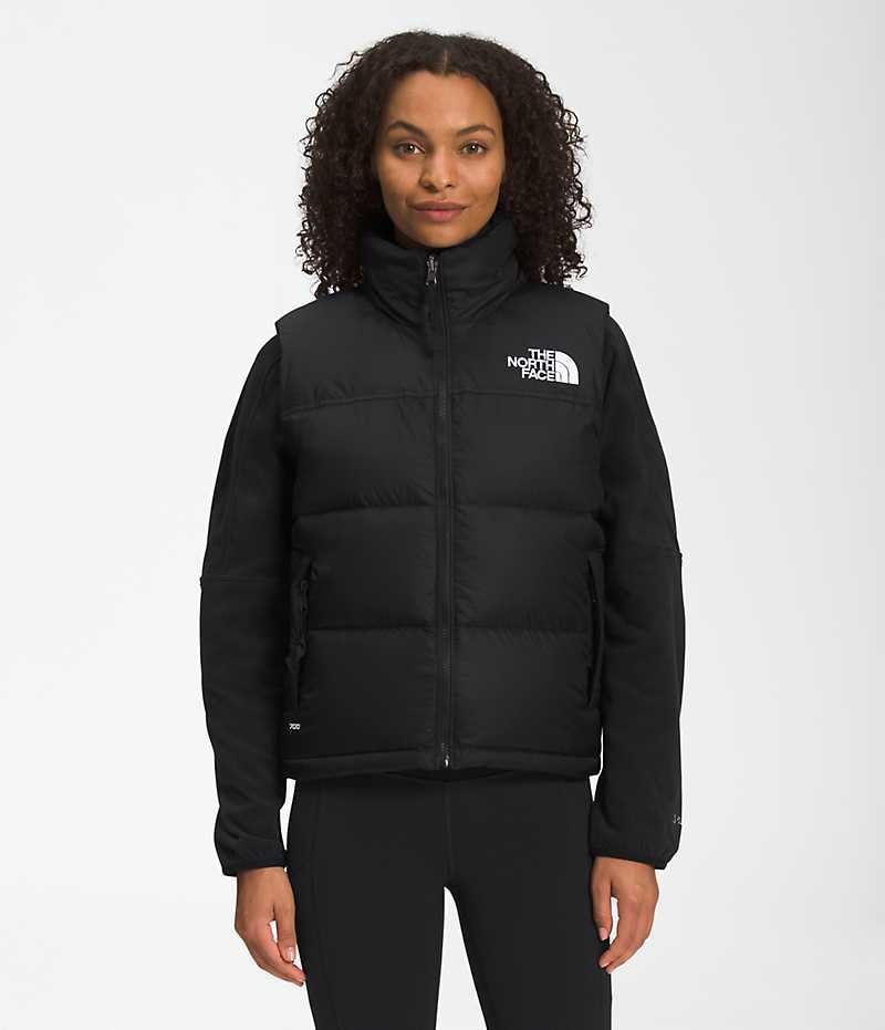 The North Face 1996 Retro Nuptse Dunvest Dame Svarte | NORGE LAIVMY