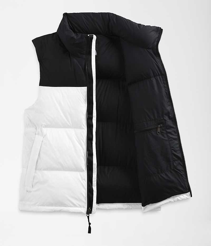 The North Face 1996 Retro Nuptse Dunvest Herre Hvite Svarte | OSLO QCJVIR