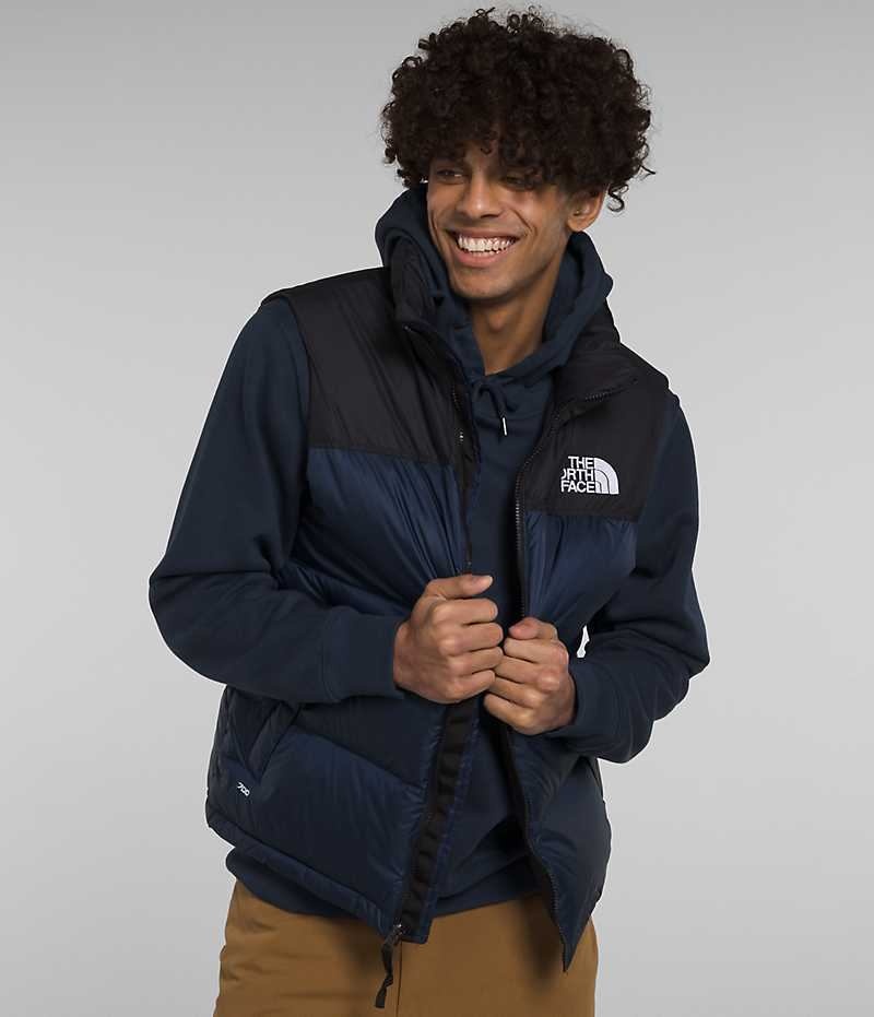 The North Face 1996 Retro Nuptse Dunvest Herre Marineblå | OSLO QMGFEW