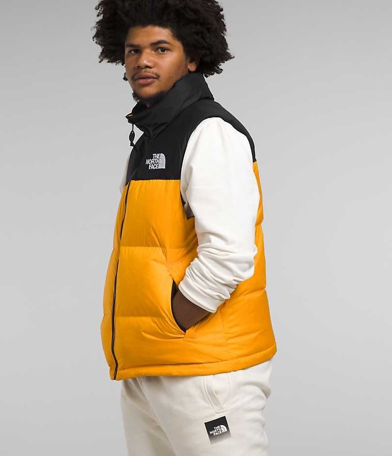 The North Face 1996 Retro Nuptse Dunvest Herre Gull Svarte | OSLO YHQOSB