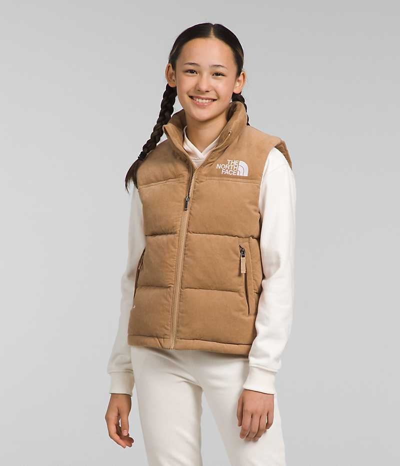 The North Face 1996 Retro Nuptse Vest Jente Brune | OSLO DOPXMB