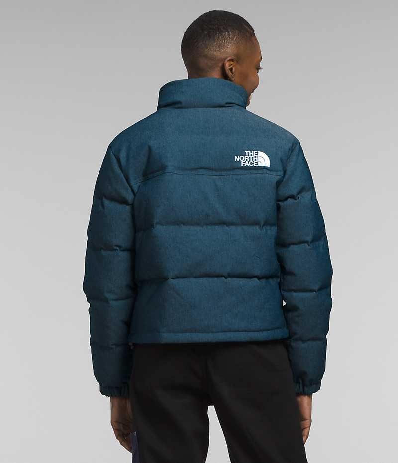 The North Face ’92 Reversible Nuptse Dunjakke Dame Blå | NORGE UZNAFS