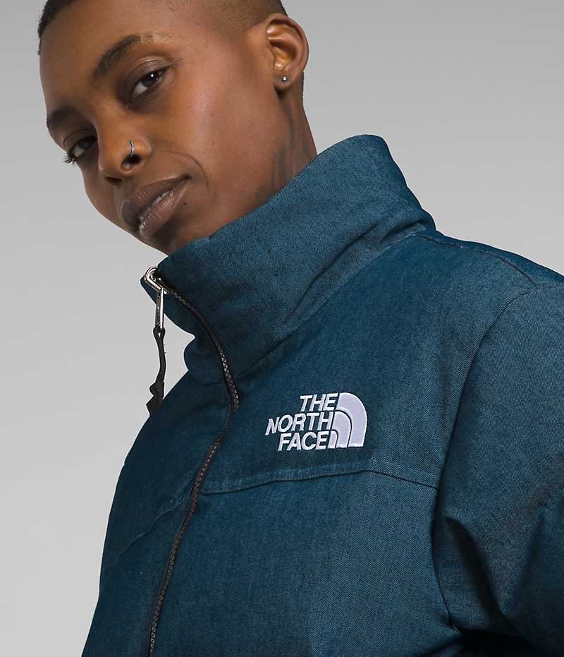 The North Face ’92 Reversible Nuptse Dunjakke Dame Blå | NORGE UZNAFS