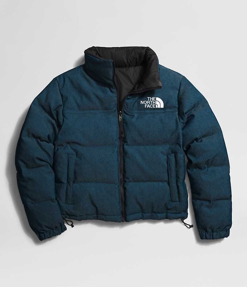 The North Face ’92 Reversible Nuptse Dunjakke Dame Blå | NORGE UZNAFS