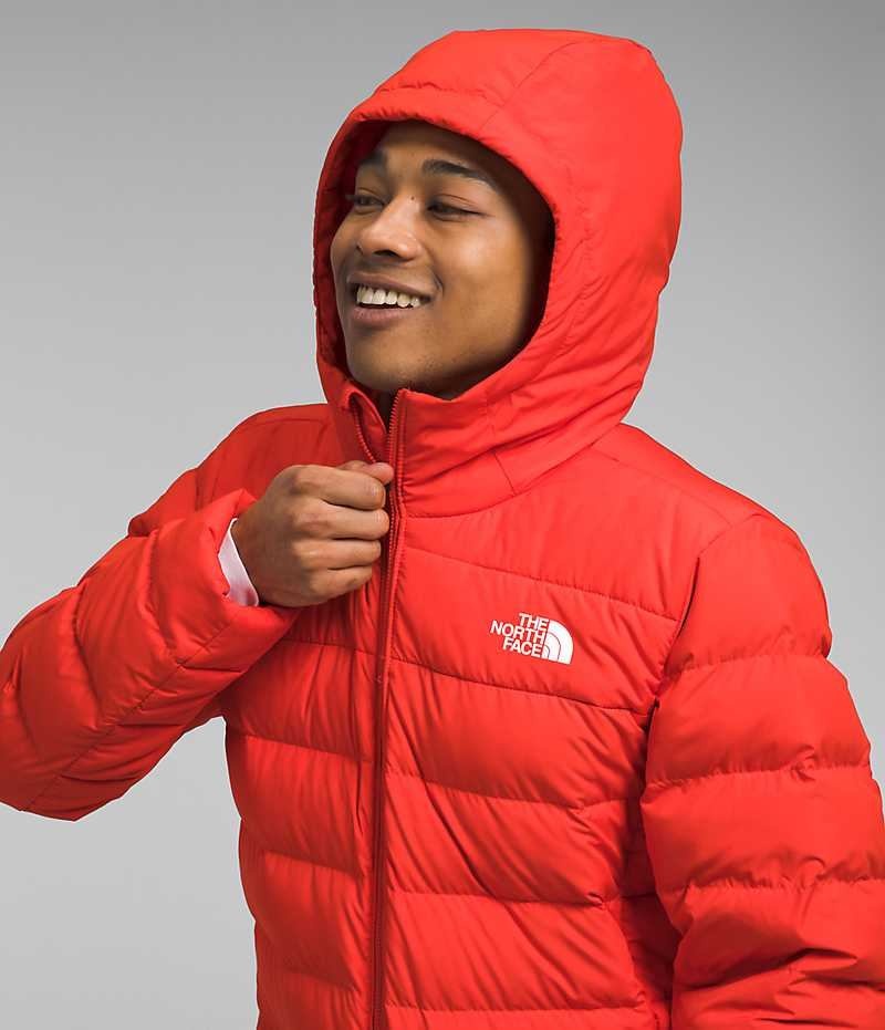 The North Face Aconcagua 3 Hoodie Dunjakke Herre Rød | NORGE FPLRGO