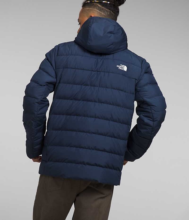 The North Face Aconcagua 3 Hoodie Dunjakke Herre Marineblå | NORGE PUMVIR