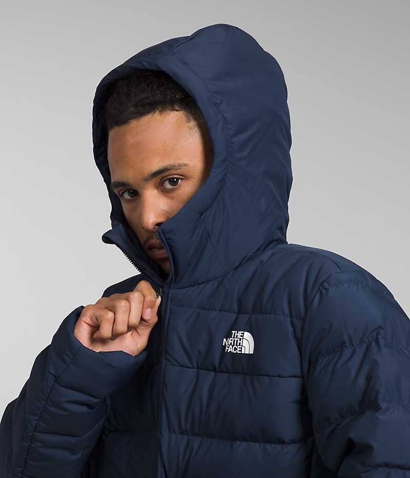 The North Face Aconcagua 3 Hoodie Dunjakke Herre Marineblå | NORGE PUMVIR