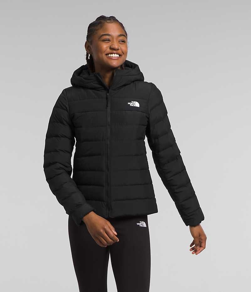 The North Face Aconcagua 3 Hoodie Dunjakke Dame Svarte | NORGE NQVGBH