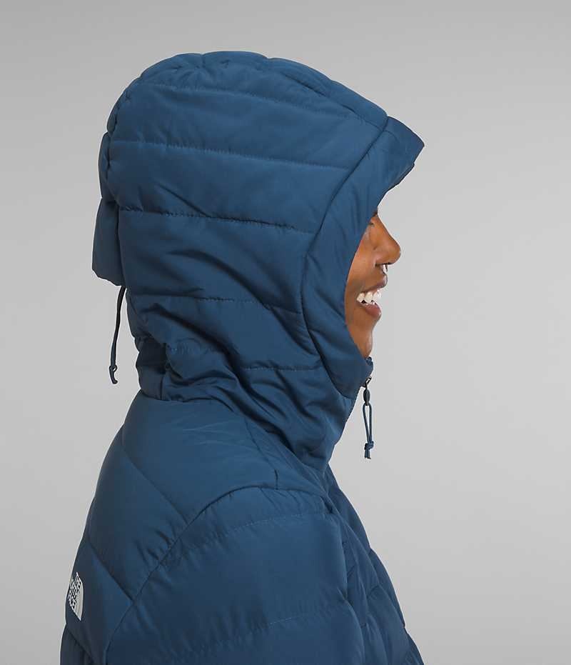 The North Face Aconcagua 3 Hoodie Dunjakke Dame Blå | OSLO EJHFWZ