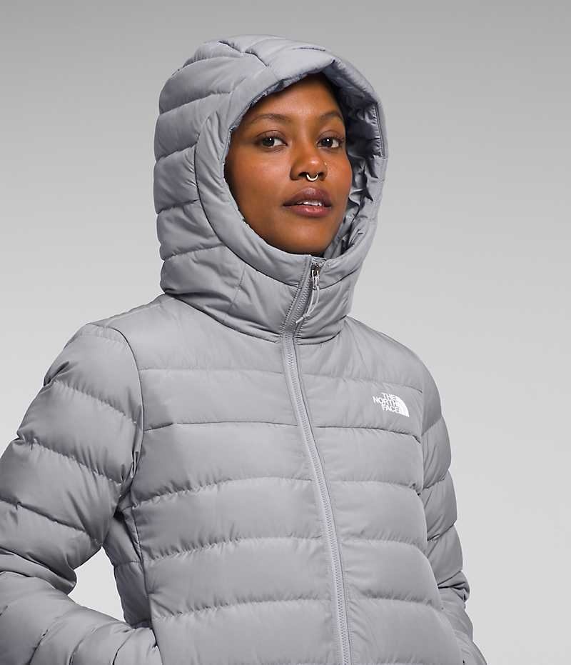 The North Face Aconcagua 3 Hoodie Dunjakke Dame Grå | NORGE MTKPES