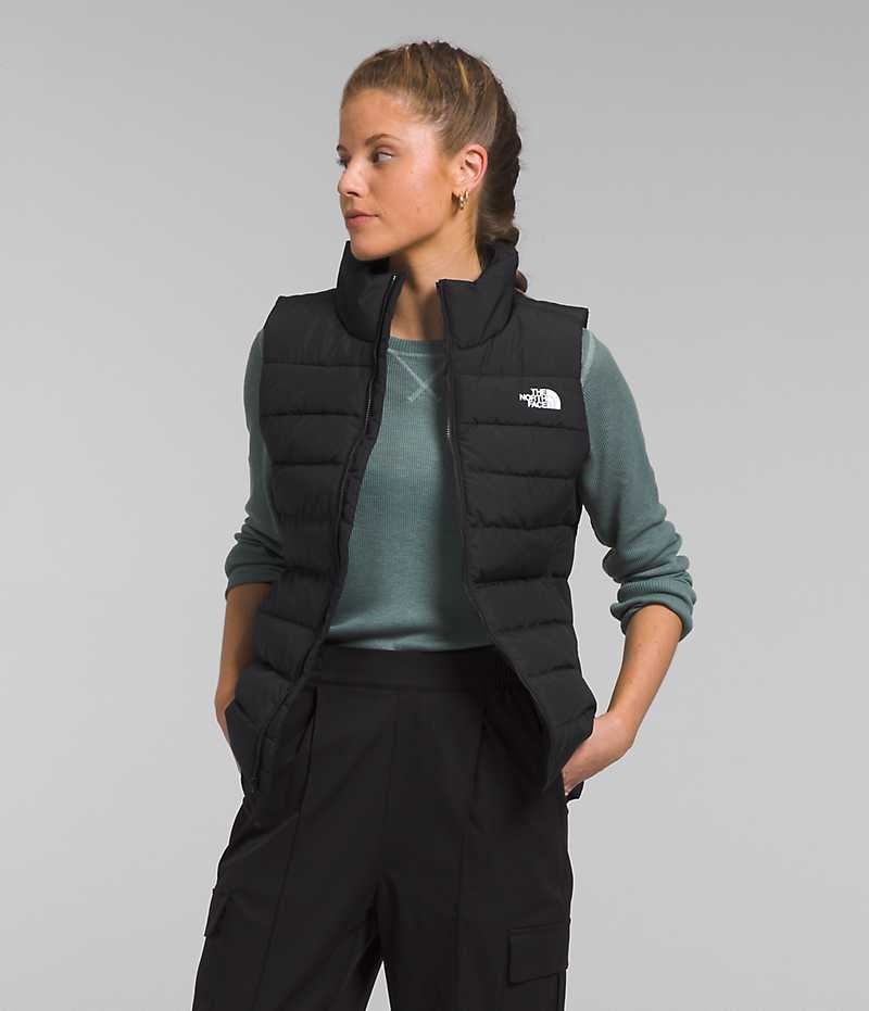 The North Face Aconcagua 3 Vest Dame Svarte | NORGE GSLVJK