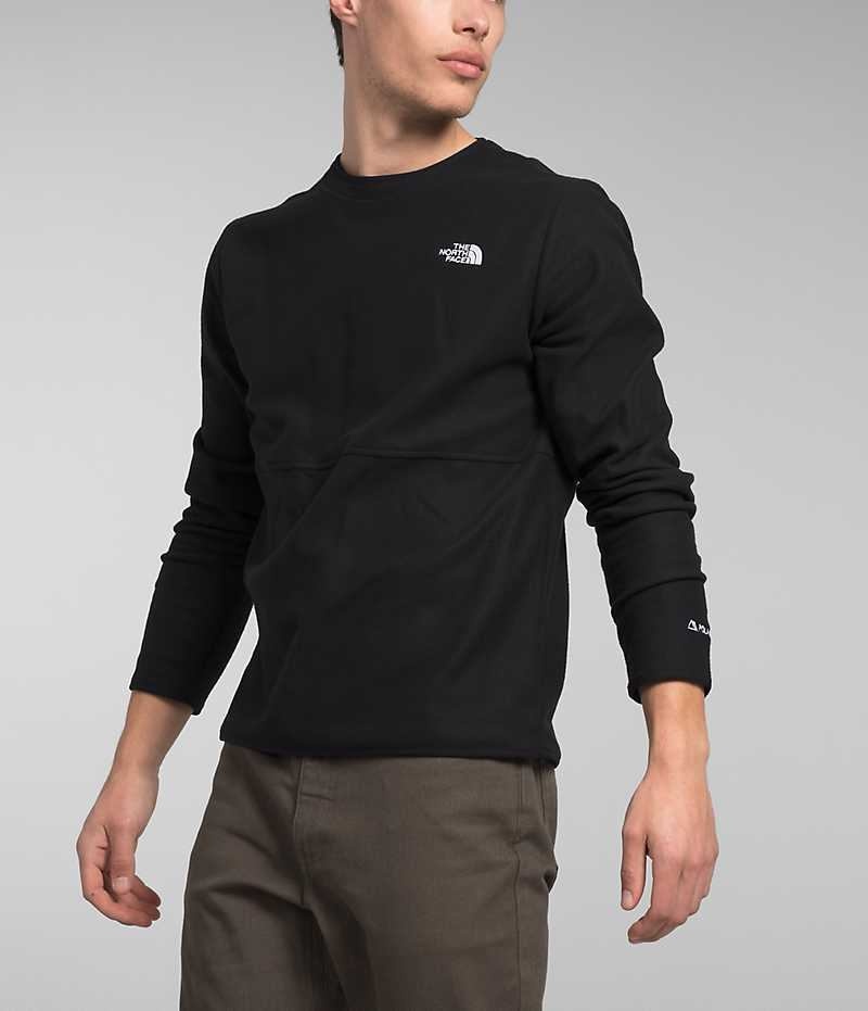 The North Face Alpine Polartec® 100 Crew Pullover Herre Svarte | OSLO MWOGVJ