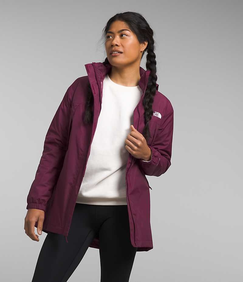 The North Face Antora Parka Dame Burgunder | NORGE MOKUFP