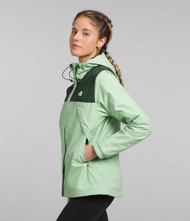 The North Face Antora Triclimate® Regnjakke Dame Mint | NORGE FPSVQX