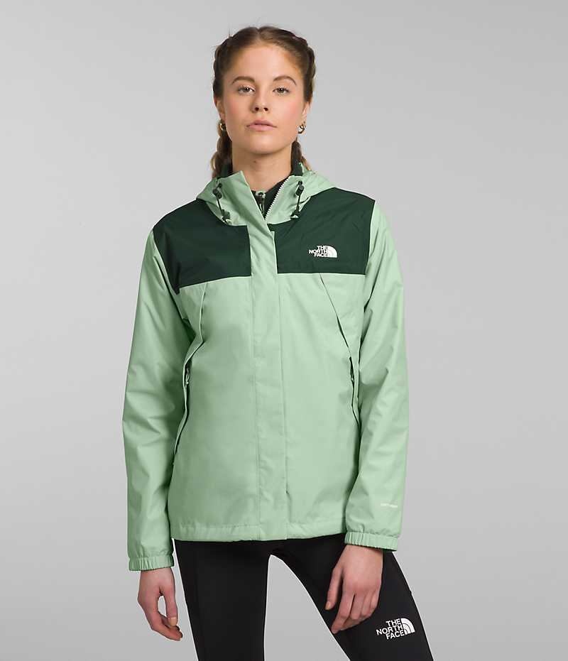 The North Face Antora Triclimate® Regnjakke Dame Mint | NORGE FPSVQX