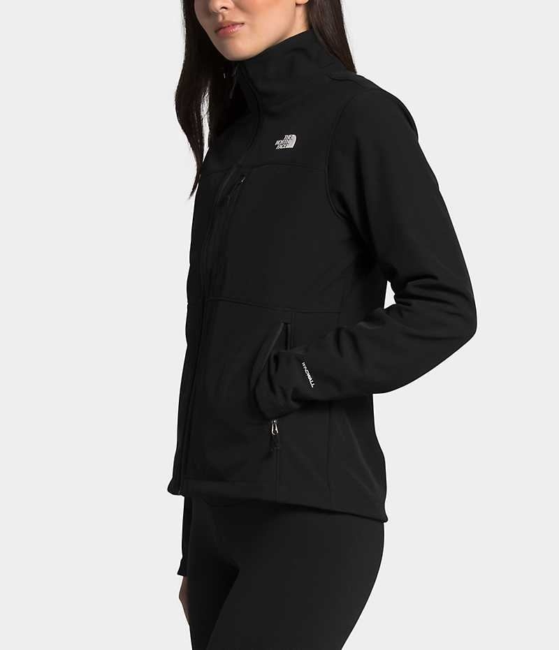 The North Face Apex Bionic Softshell Jakke Dame Svarte | NORGE IKFAWG