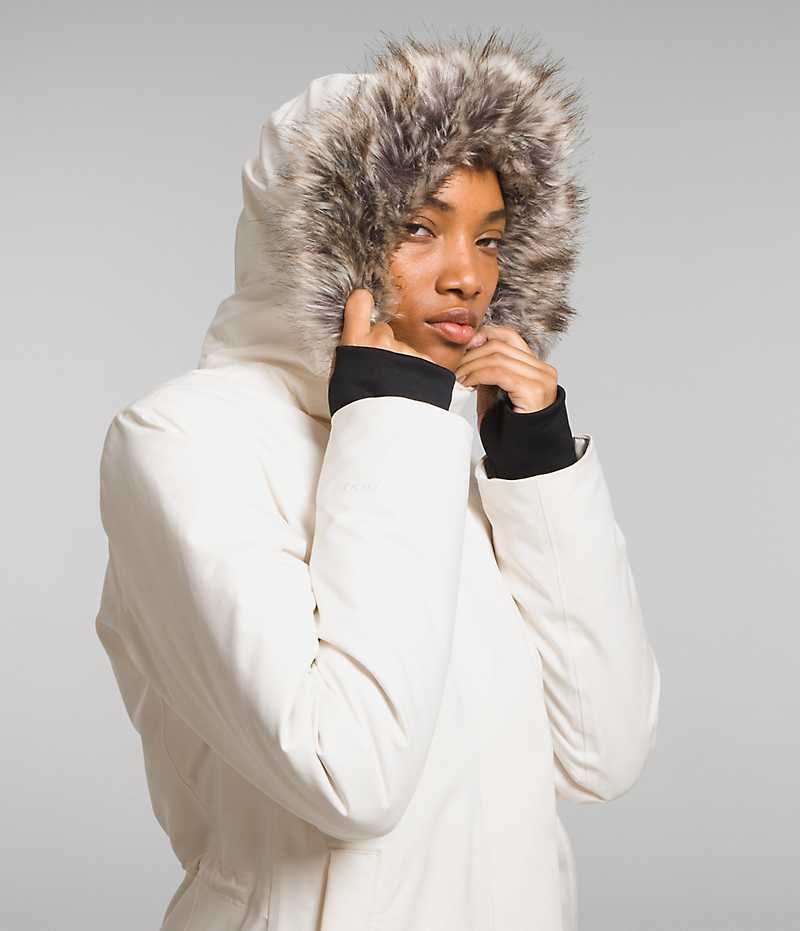 The North Face Arctic Parka Dame Hvite | OSLO FNJOVM