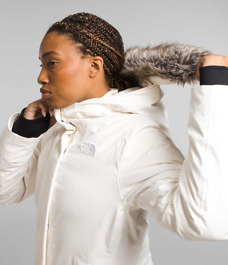 The North Face Arctic Parka Dame Hvite | OSLO FNJOVM