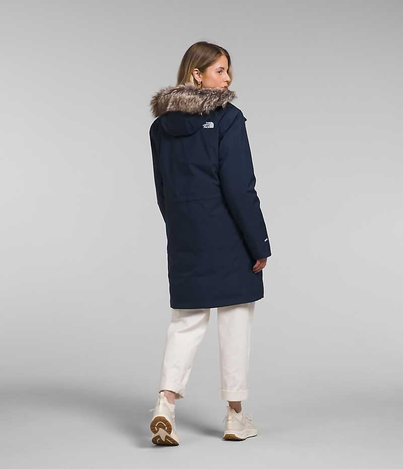 The North Face Arctic Parka Dame Marineblå | NORGE XCTWIA