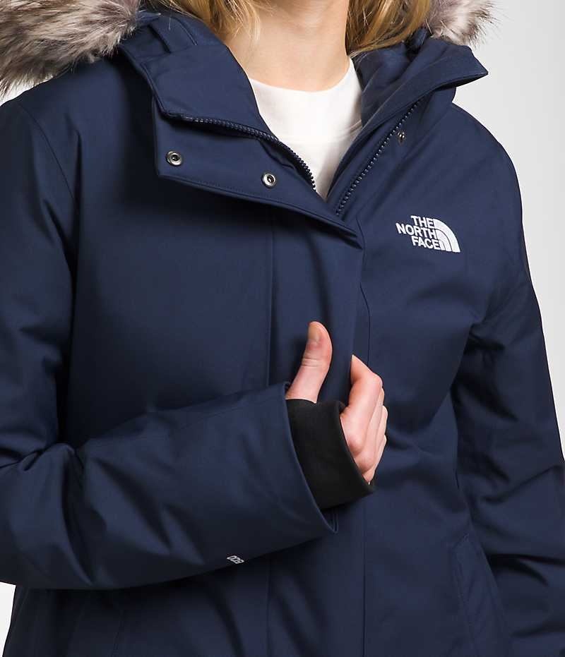 The North Face Arctic Parka Dame Marineblå | NORGE XCTWIA