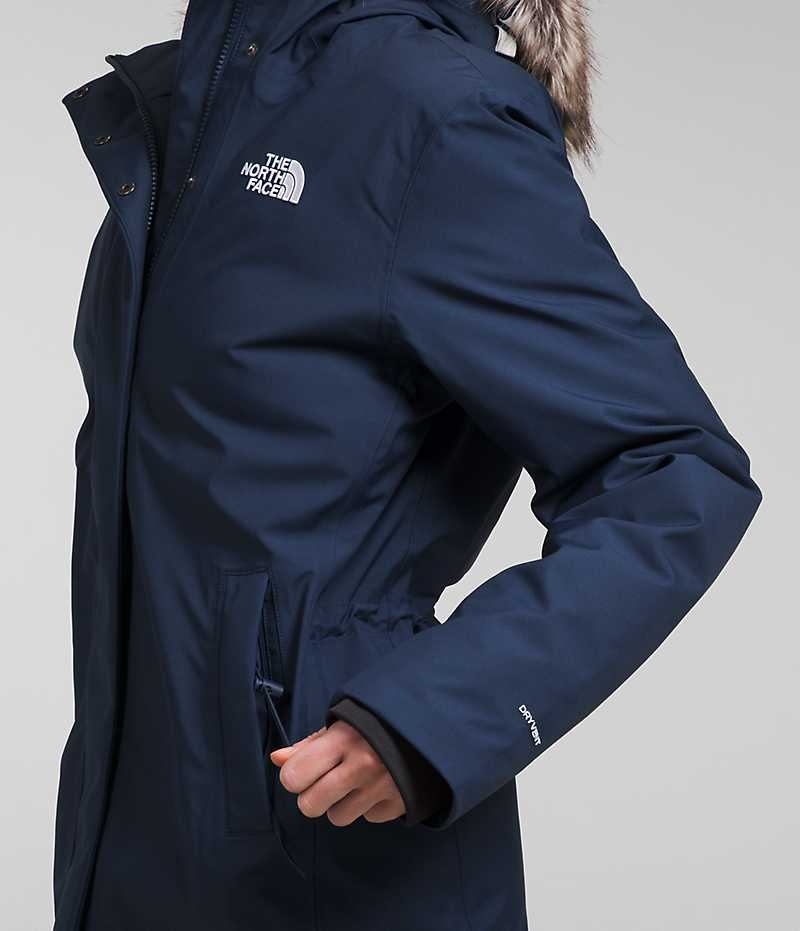 The North Face Arctic Parka Dame Marineblå | NORGE XCTWIA