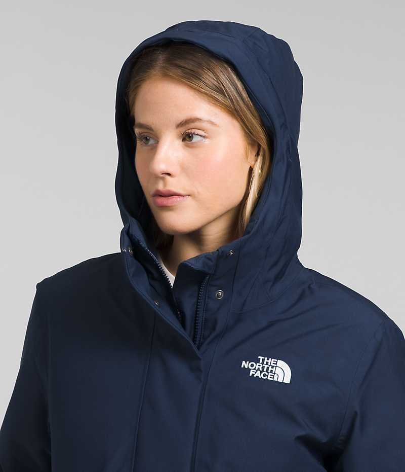 The North Face Arctic Parka Dame Marineblå | NORGE XCTWIA